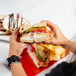 Fresh bagels flown in from New York